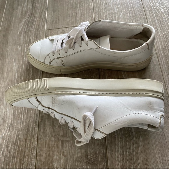 COMMON PROJECTS - White Original Achilles Low Sneakers - Picture 2 of 5